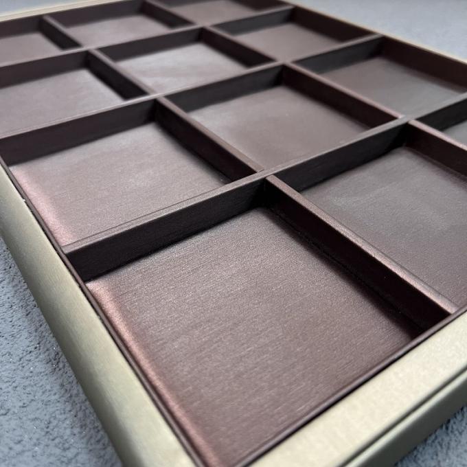 High Quanlity PU Packaging Jewelry Tray for Jewelry Ring Earring Pendant Necklace
