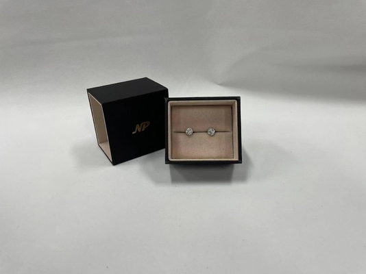 Grosir Kustom Liontin Kotak Karton Perhiasan Cincin Anting-Anting Gelang Gelang Kalung Perhiasan Hadiah Sentuhan Lembut