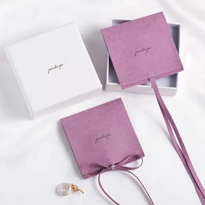 Kantong Kemasan Perhiasan Microfiber Warna Morandi Untuk Hadiah