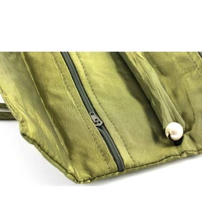 OEM ODM Roll Up Travel Jewelry Organizer Suede Jewellery Rolls Untuk Bepergian