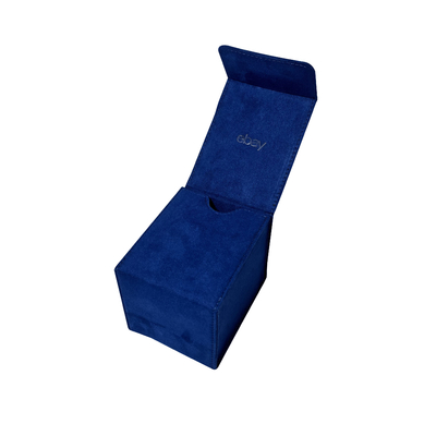 Tampilan Jam Tangan Mewah Suede Biru Khusus