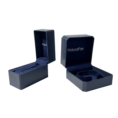 Ortagonal High End Suede Kemasan Kotak untuk Cincin Anting-Anting Liontin Gelang Kalung Perhiasan