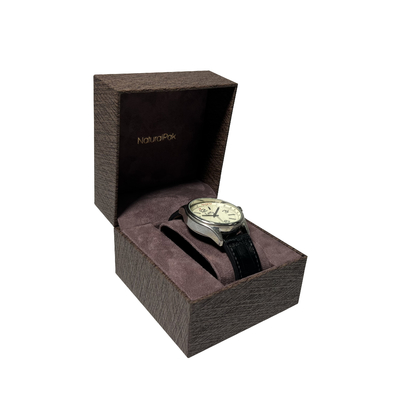 SGS ROHS Rectangle Personalized Watch Box Hot Stamping Logo
