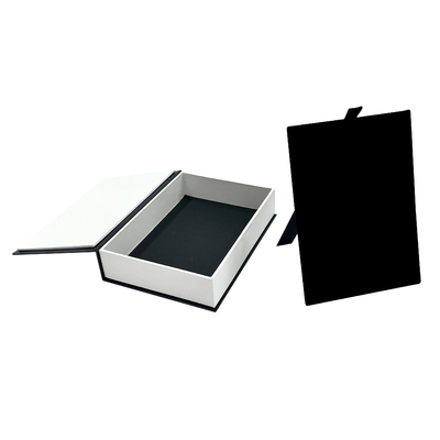 Square Corner Luxury Earring Gift Box Gaya Sastra Kotak Hadiah Magnetik Lipat