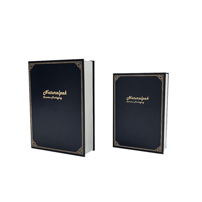 Square Corner Luxury Earring Gift Box Gaya Sastra Kotak Hadiah Magnetik Lipat