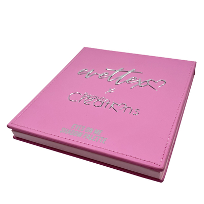 Kemasan Karton Kotak Kosmetik Tertutup Glossy Lamination Empty Eyeshadow Palette