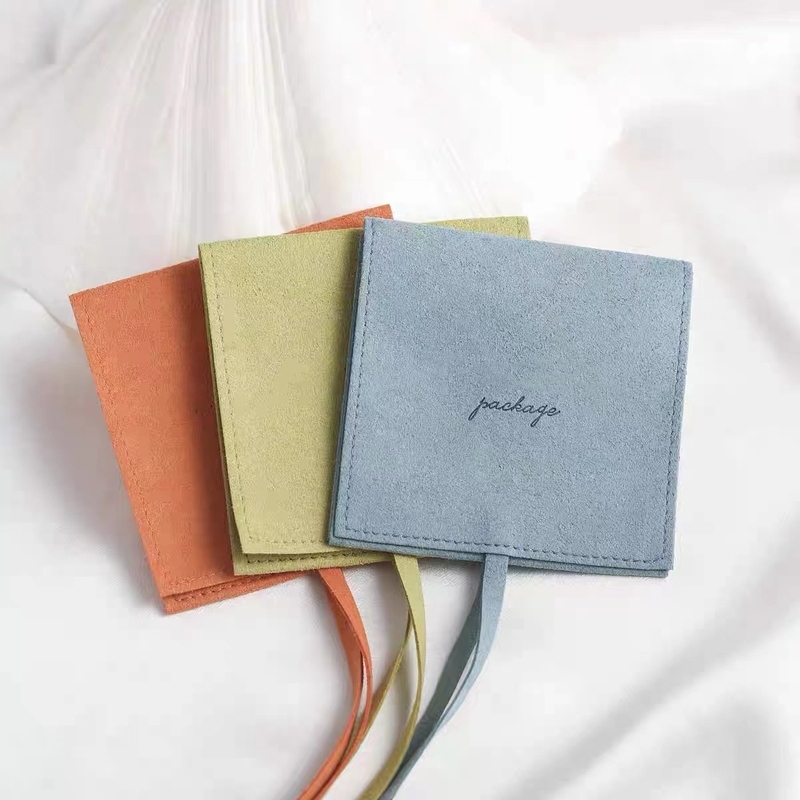 Kantong Kemasan Perhiasan Microfiber Warna Morandi Untuk Hadiah