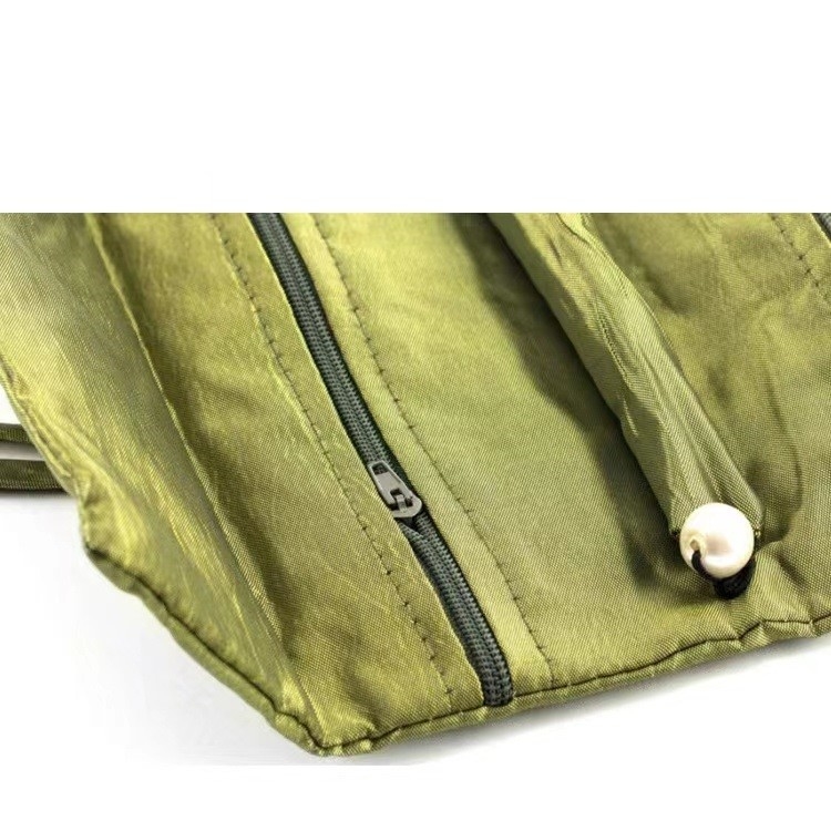 OEM ODM Roll Up Travel Jewelry Organizer Suede Jewellery Rolls Untuk Bepergian