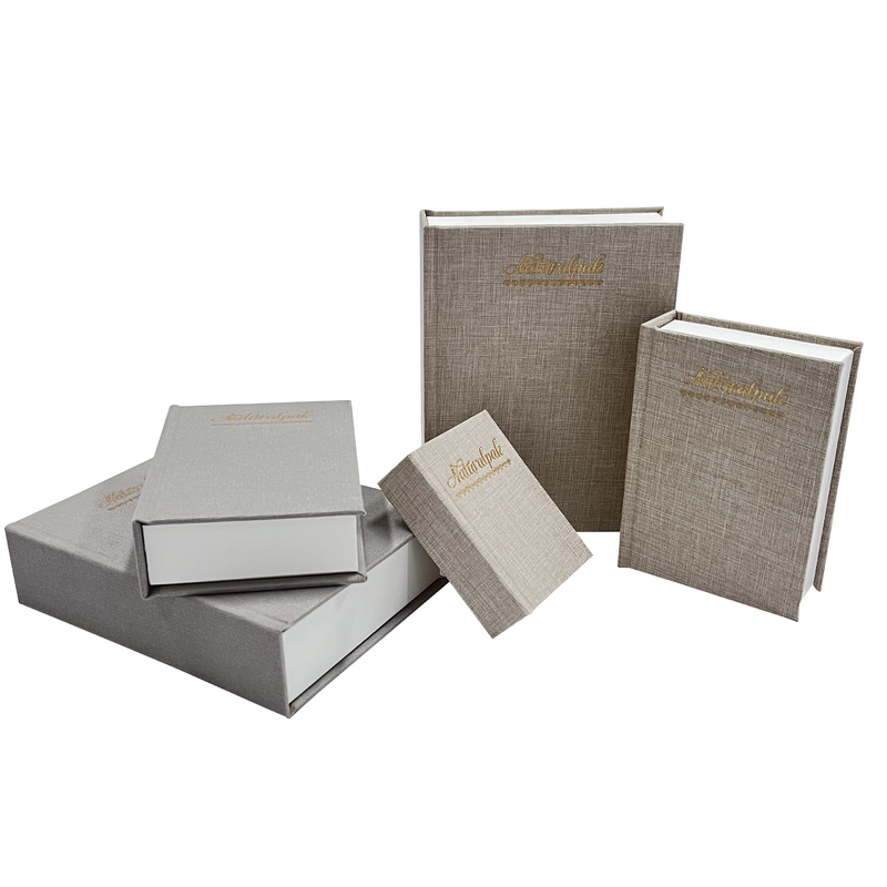 Square Corner Luxury Earring Gift Box Gaya Sastra Kotak Hadiah Magnetik Lipat